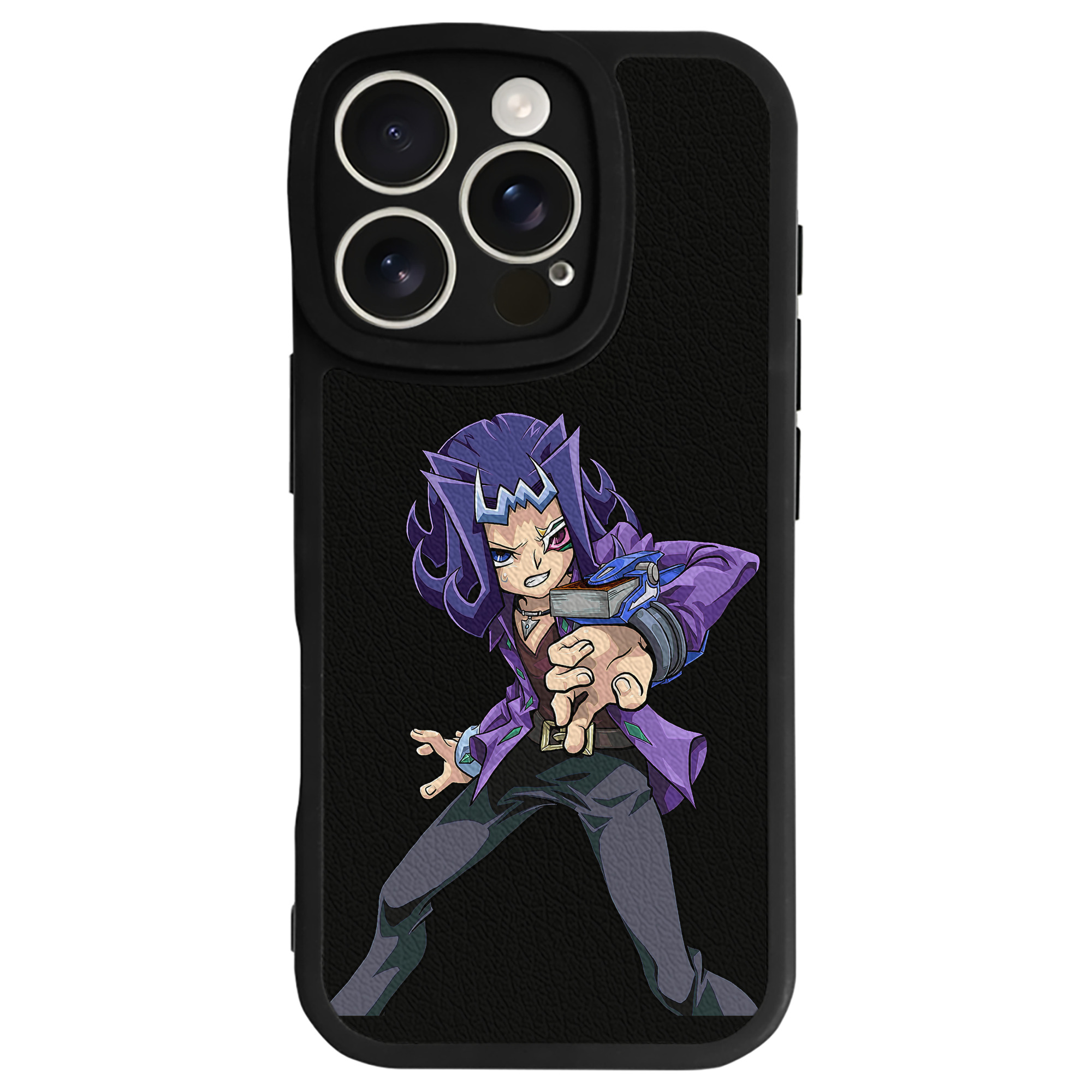 遊☆戯☆王 Yu-Gi-Oh! 【iPhone 16シリーズ対応】シリコンスマホケース（レザー調） 材質：シリコン